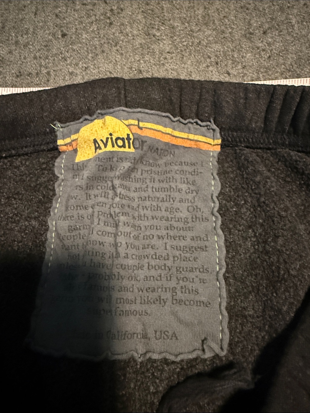 Aviator Nation 5 stripe sweatpants, L - Picture 8 of 10